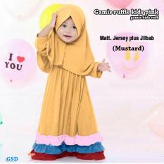 GSD-Baju Muslim Anak / Gamis Anak / Baju Anak Cewek / Maxi Dress Anak Ruff