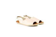 Gshop YYT 7358 sandal Flat/Casual wanita - Sintetis + fiber - bagus dan keren (cream)