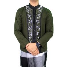 Gudang Fashion - Baju Koko Panjang Terbaru - Hijau Tua
