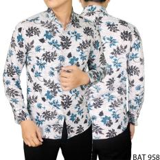 Gudang Fashion - Batik Casual Pria - Putih