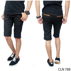 Gudang Fashion - Celana Chino Pendek Pria Murah - Hitam