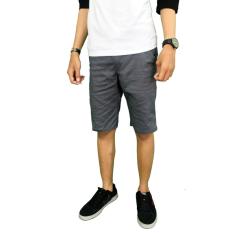 Gudang Fashion - Celana Chino Pendek Terbaru - Abu Muda