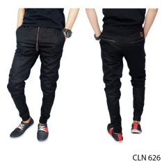 Gudang Fashion - Celana Jogger Fashion Pria - Hitam