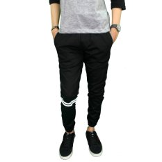 Gudang Fashion - Celana Naruto Jogger Panjang Pria - Hitam