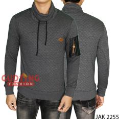 Gudang Fashion - Jaket Distro Outdoor - Abu Tua