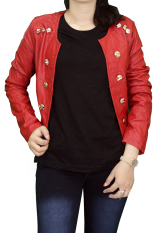 Gudang Fashion - Jaket Distro Perempuan - Merah