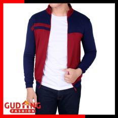 Gudang Fashion - Jaket Training Olahraga - Maroon Navy