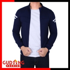 Gudang Fashion - Jaket Training Pria - Biru Dongker