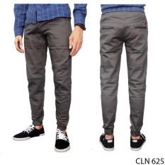 Gudang Fashion - Jogger Panjang Celana Casual Pria - Abu
