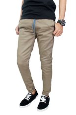 Gudang Fashion - Jogger Pria - Krem