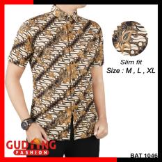 Gudang Fashion - Kemeja Batik Kombinasi Cowok - Kombinasi Warna