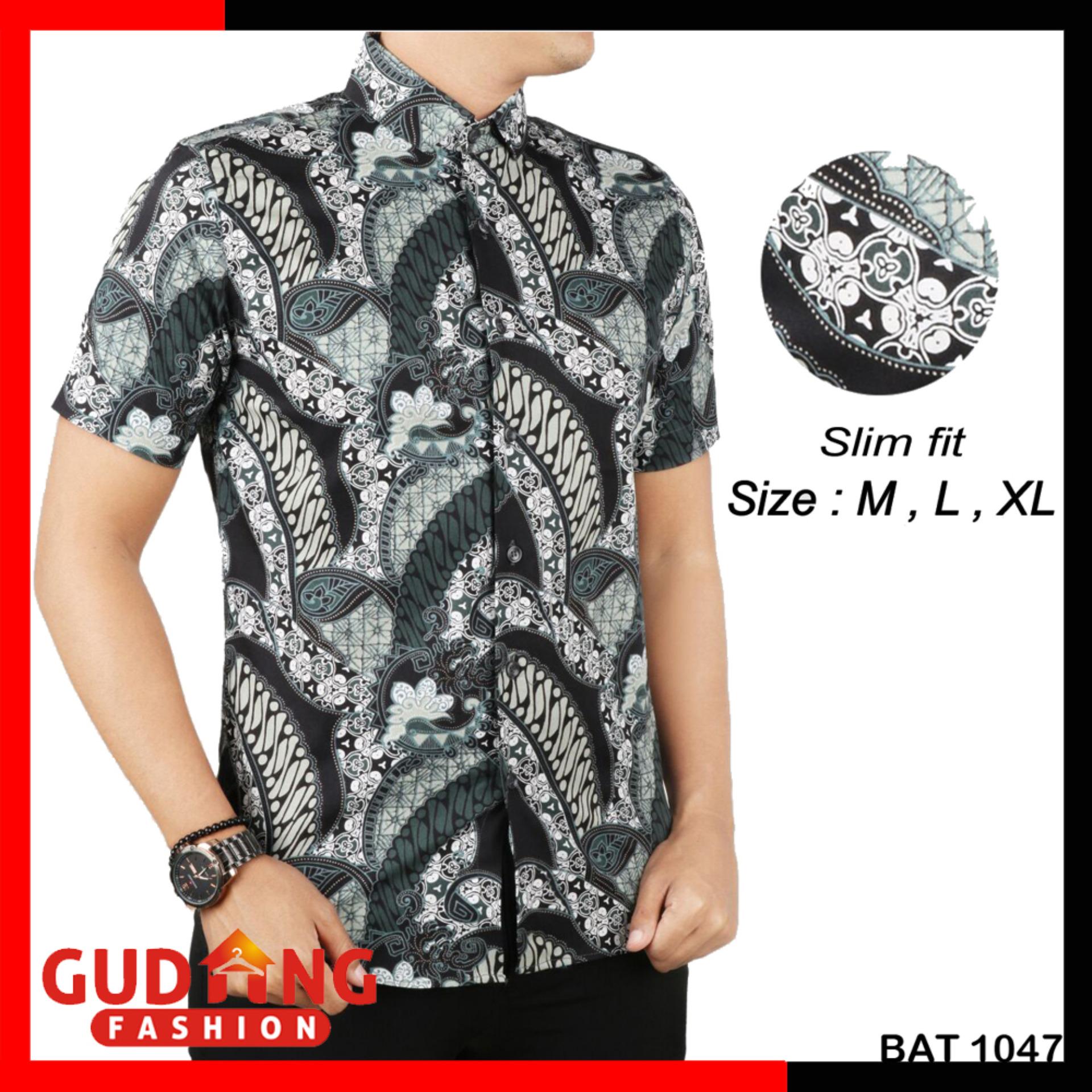 Gudang Fashion - Kemeja Batik Pria Modis - Kombinasi Warna