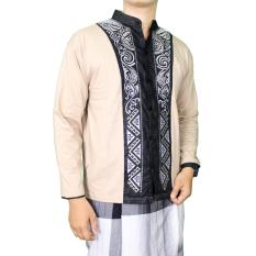 Gudang Fashion - Kemeja Panjang Koko Muslim - Krem