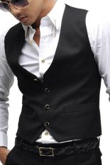 Gudang Fashion - Rompi Pria - Hitam