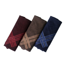 Gudang Fashion - Sapu Tangan Laki-Laki Katun Isi 3Pcs - Multi Color
