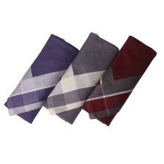 Gudang Fashion - Sapu Tangan Pria Katun Isi 3Pcs - Multi Color