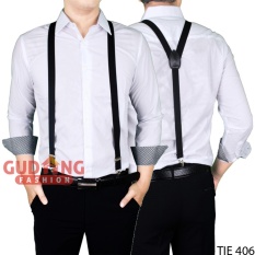Gudang Fashion - Suspender Pria - Hitam