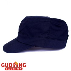 Gudang Fashion - Topi Polos Komando / Military Canvas Cap - Navy
