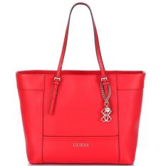 Tas Wanita Original Guess Delaney Shoulder Bag GYEY453522 - CNY Red