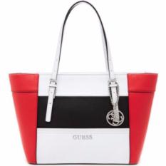 Tas Wanita Original Guess Delaney Shoulder Bag LC453522 - Red Multi