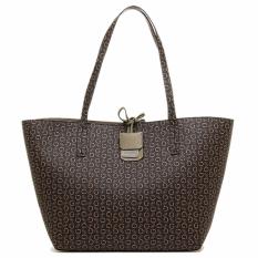 Tas Wanita Original Guess Highway Reversible Tote Bag 644523 - Natural