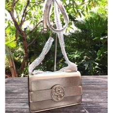 Tas Wanita Original Guess Midnight Woman Cross Body Bag VG617021 - Gold