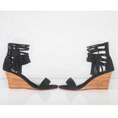 Sepatu Hitam Kulit, Design exclusif, handmade in bali , 100% genuine leather, GUINEVERE BLACK
