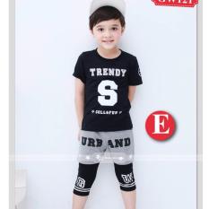 gw 121e pakaian anak laki laki / baju setelan kaos fashion