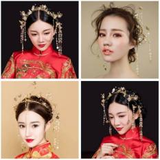 Hair Piece Hiasan Rambut Aksesoris Kepala Pesta Pengantin Oriental HPC0139