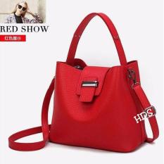 Hand Bag Korean Style Bulva ( Tas Jinjing / Tas Bahu/ Tas Selempang Korean Style) Red