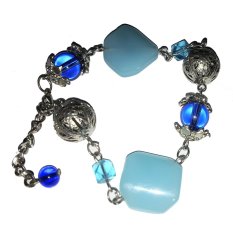Hand Made Brittany Sparks Bracelet Little India - Biru