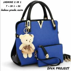 handbag jasmine 2in1 dengan gantungan boneka