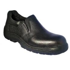 Handymen NBR 302 sepatu safety formal klasik genuine leather - Black