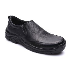 Handymen SS PA 05 sepatu safety formal klasik genuine leather - Black