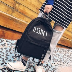 Harajuku Korea Fashion Style Pria Dan Wanita Kampus Tas Ransel Siswa SMP Tas