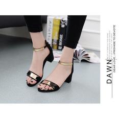 Harga Obral !! HIGH HEELS HAK TAHU PLAT EMAS JD 01 Termurah Se- Shopee