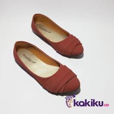 Harga Promo !! Sepatu Flat Shoes Balet Wanita Gratica AW42 Merah Bata / Super Diskon Ter-MURAH