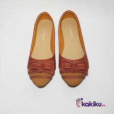 Harga Promo !! Sepatu Flat Shoes / Flatshoes Wanita Gratica AW26 Bata Tan / Terlaris Ter-MURAH