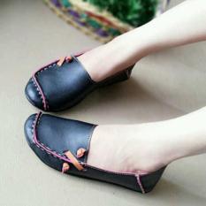 Harga Promo !! Sepatu Wanita Murah - Flat Shoes - US49 - Hitam Ter-MURAH