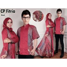 ALB Couple Syari Fitria - Merah - Couple Suami Istri