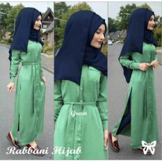 Hasanah Fashion Rabbani Maxi - Green