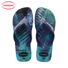 Havaianas Produk Baru Tergelincir Model Pria Sendal Sandal Jepit (Biru Tua Warna)