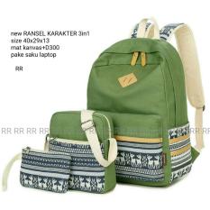 HDS Tas Ransel 3in1 Tribal Rusa GB Hijau Army