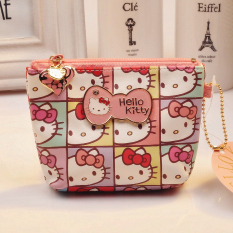 Hello Kitty Imut Perempuan Kantong Uang Kecil Dompet Uang Receh (KT Berwarna-warni Dompet Uang Receh) Tas Tas Wanita dompet wanita
