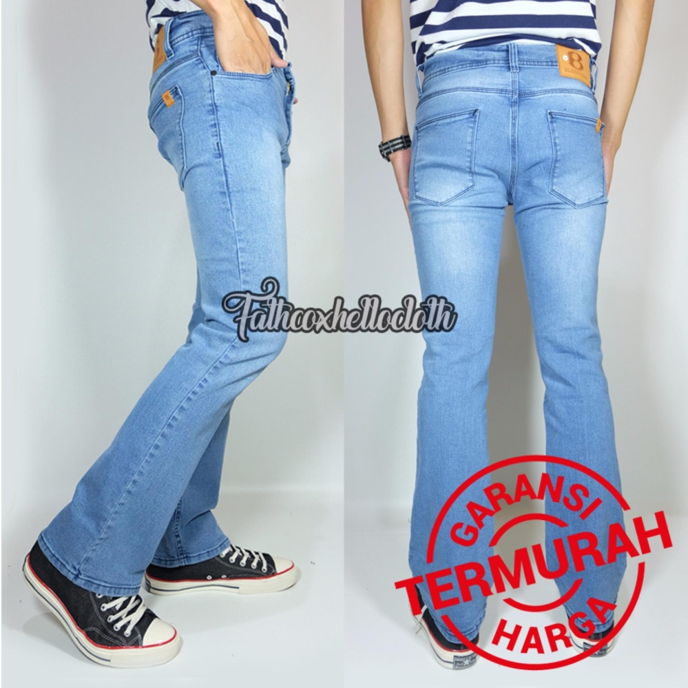 Hellocloth Celana Jeans Cutbray Unisex (Pria/Wanita) - Bioblitz