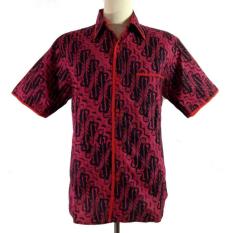 Hem Batik Exclusive Slim Fit-HM3006-Merah