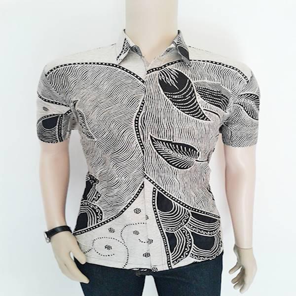 Hem Batik Hitam Manis