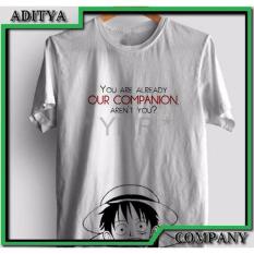 Hemat Kaos Tshirt Gildan Premium Sablon Polyflex Custom One Piece Luffy Oke Punya