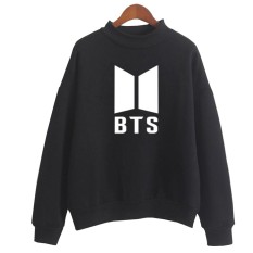 Hequ Kpop BTS Hoodies untuk Wanita Pria Bangtan Boys Surat Dicetak Penggemar Mendukung BTS Album Hoodie Sweatshirt-Intl
