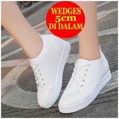 Hidden wedges Sneakers wanita BD04 Putih